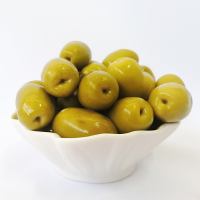 Whole green olive