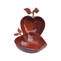 Wood Porta Snack Apple Design