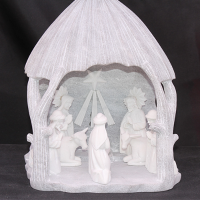 Hut with Nativity
