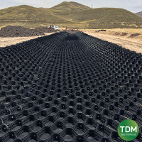 Perforated HDPE Confinement Geocells - Ultrasonically Welded