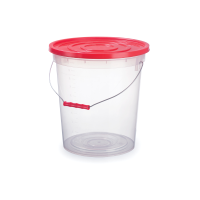 Chiri 11 Lt. Transparent Bucket with Color Lid