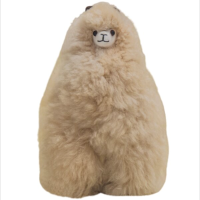Baby Alpaca Plush Beige Color 12 Inches