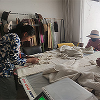 Women Knitting