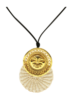RANKA  NECKLACE | SKU: PARSEA - 045 | Talla L:  Ø 3.5 cm - ↔ 32 cm | Material: bronce recubierto de oro de 24k | The Lord of Sipan Treasure – Chiclayo |