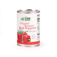 Organic Roasted Red Peppers 15oz