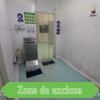 Washing and Disinfection area to enter to the factory