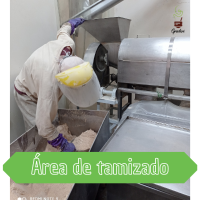 Maca powder sifting