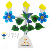 Wildflower  3 Arm Candelier - Handmade - Sinchi Yumi 