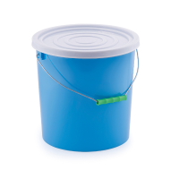 8 Lt. Commercial Color or Transparent Bucket with Lid
