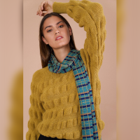  High Neck Nancy Standard Peruvian Ethnic Sweater