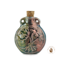 Ceramic Raku Bottle Tree of Life