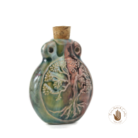 Ceramic Raku Bottle Tree of Life