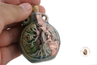 Ceramic Raku Bottle Tree of Life
