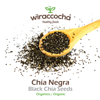 Organic Black Chia in Paper Bag of 25kg