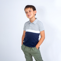Boys Short Sleeve Polo in Jersey - 145 gr/m2