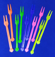 2 TEETH COLORS PP FORK