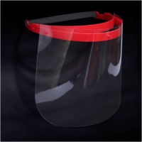 Personal face shield - red