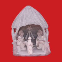 Hut with Nativity