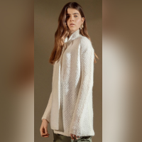Knit Cardigan Lightweight 89% Alpaca And 11% Polyamide - Knit Lab Peru