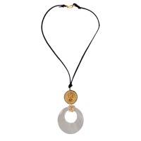 ILLAPA NECKLACE | SKU: PARSEA - 034 | Talla L:  Ø 2.8 cm - ↔ 28 cm | Material: bronce recubierto de oro de 24k |The Lord of Sipan Treasure – Chiclayo |