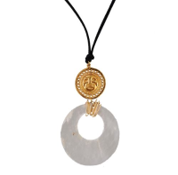 ILLAPA NECKLACE | SKU: PARSEA - 034 | Talla L:  Ø 2.8 cm - ↔ 28 cm | Material: bronce recubierto de oro de 24k |The Lord of Sipan Treasure – Chiclayo |