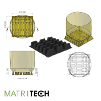 Matritech. Crop design trays