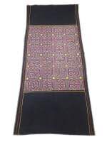 emboirdered textile shipibo