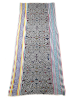 emboirdered textile shipibo