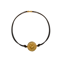 Manapipis Necklace |SKU: PARSEA - 049  | Talla M:  Ø 2.8 cm - ↔ 44 cm |Material: bronce recubierto de oro de 24k |The Lord of Sipan Treasure – Chiclayo |