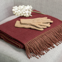 Alpaca Double Face Throw