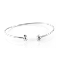 Knot 925 Sterling Silver Bangles - Baliq