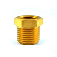 Bushings of brass to reduce the diameter.