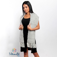 Fringed scarf