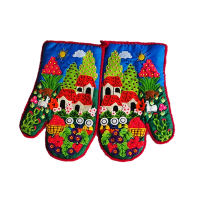 Burlap Mitten Artesanía D´Ramos