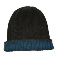 REVERSIBLE BEANIE 100% BABY ALPACA 