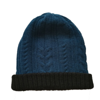 REVERSIBLE BEANIE 100% BABY ALPACA 