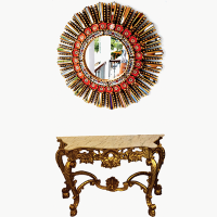 Console and Mirror Carving