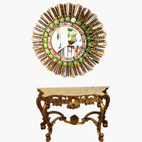 Console and Mirror Carving