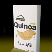 Whole Grain Quinoa Packaged in 500gr Box.