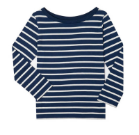 LS striped Tshirt  100% Pima Cotton
