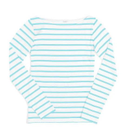 LS striped Tshirt  100% Pima Cotton