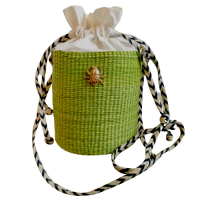 SKU: PAC-006 | KANKA BAG - Natural Color | Size M  | Hands Free | Dimensions: ↔16 cm  ↕18cm | Material: Natural Toquilla Straw | Palmeras (carludovica palmata) de La Rioja - Perú | 