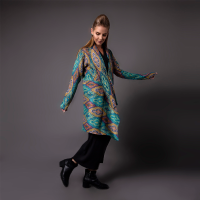 Alpaca long coat "Amanda"