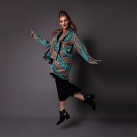 Alpaca long coat "Amanda"