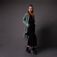 Alpaca long coat "Amanda"