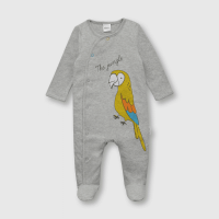 Baby Jumpsuit with Lead Brooches Cotton For baby Modas Kayita