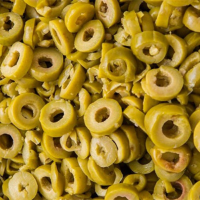 Machined Green Olive