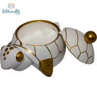 With turtle jewelry box