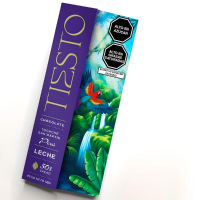 Tiesto Milk Chocolate Bar, 50% Cocoa - Package 50 GR