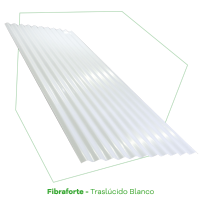 Translucent Polypropylene Roof Reinforced with Anti UV Filters - FIBRA FORTE